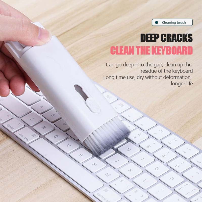 Multifunctional Bluetooth - compatible Headset Cleaning Pen Set Keyboard Cleaner Cleaning Tools Cleaner Keycap Puller Kit - PawTeh