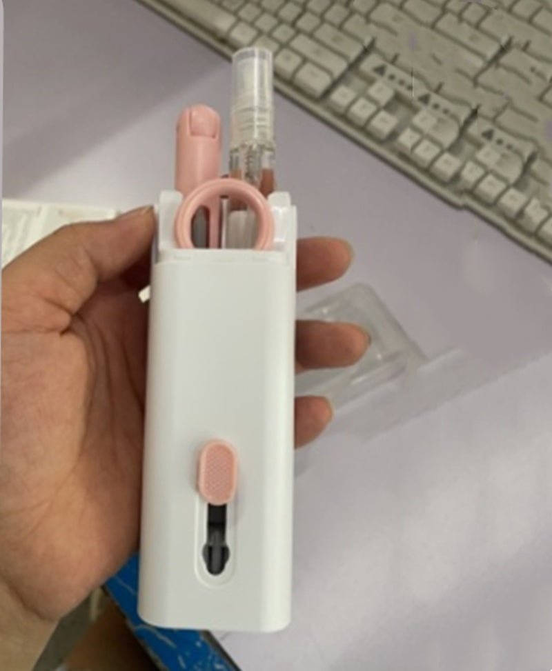 Multifunctional Bluetooth - compatible Headset Cleaning Pen Set Keyboard Cleaner Cleaning Tools Cleaner Keycap Puller Kit - PawTeh