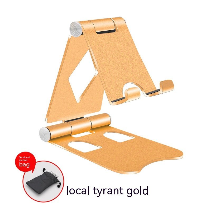 Aluminum Alloy Mobile Desktop Stand Folding Bracket Metallic Bracket - PawTeh