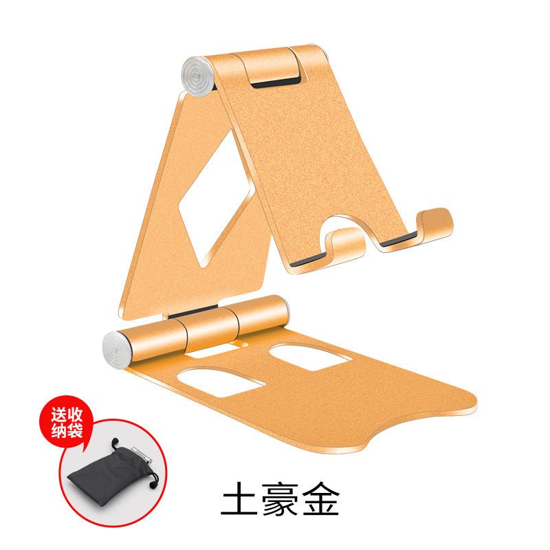 Aluminum Alloy Mobile Desktop Stand Folding Bracket Metallic Bracket - PawTeh