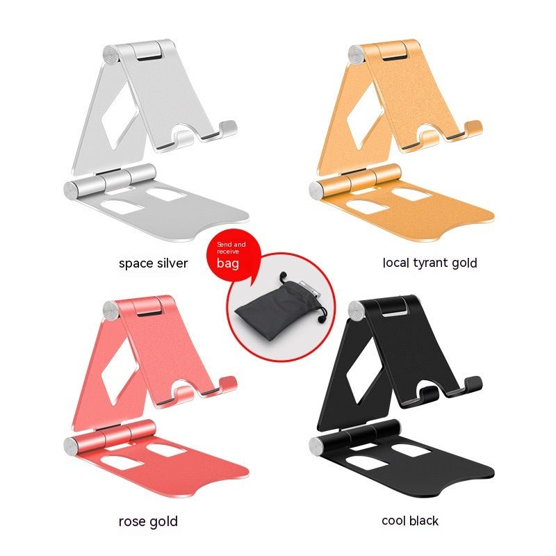 Aluminum Alloy Mobile Desktop Stand Folding Bracket Metallic Bracket - PawTeh