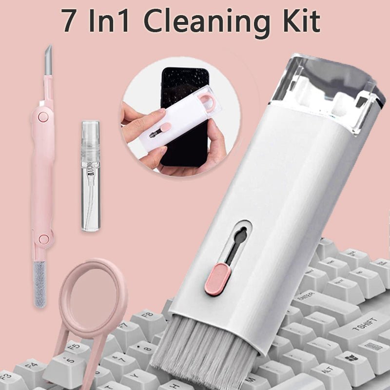 Multifunctional Bluetooth - compatible Headset Cleaning Pen Set Keyboard Cleaner Cleaning Tools Cleaner Keycap Puller Kit - PawTeh