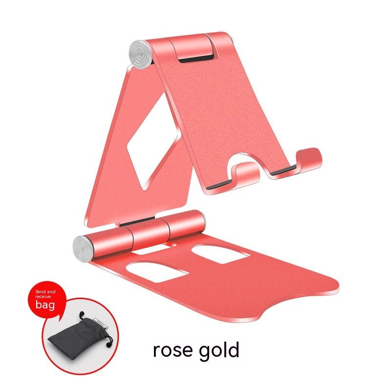 Aluminum Alloy Mobile Desktop Stand Folding Bracket Metallic Bracket - PawTeh